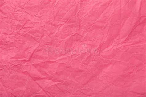 Texture Of Crumpled Pink Wrapping Paper Closeup Purple Old Red