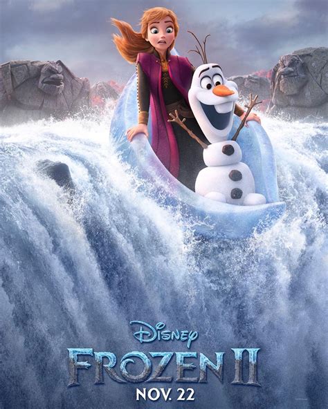Frozen 2 Character Poster Anna And Olaf Disneys Frozen 2 Photo
