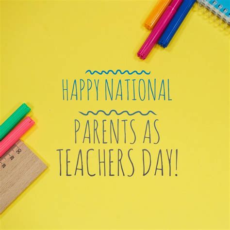 November 8 National Parents As Teachers Day