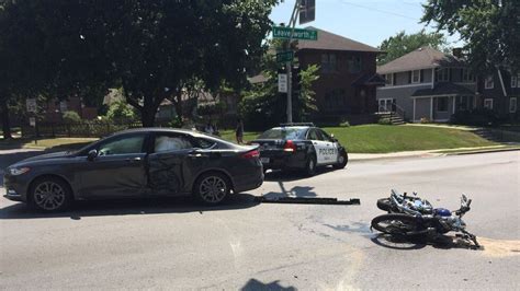 Car Vs Motorcycle Accident At 57th And Leavenworth