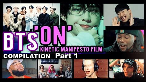 Bts 방탄소년단 On Kinetic Manifesto Film Reaction Compilation Part 1