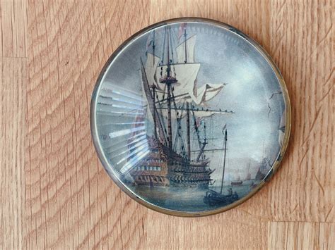 Home And Living Paperweights Handmade Galleon The Royal Sovereign Of 1701