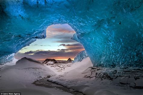 Iceland Staggering Blue Crystal Ice Cave