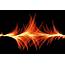 Sound Wave Particles On Black Background Free Image