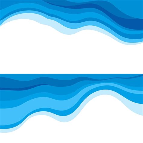 Premium Vector Abstract Water Wave Design Background