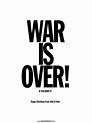 War Is Over Happy Xmas