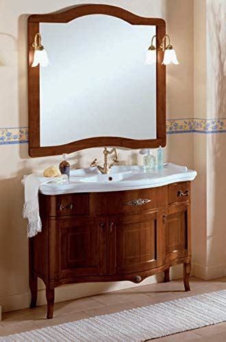 (0) mobile bagno sospeso sole con 1 cassetto e lavabo in ceramica. Arredo bagno arte povera con lavabo | Grandi Sconti ...