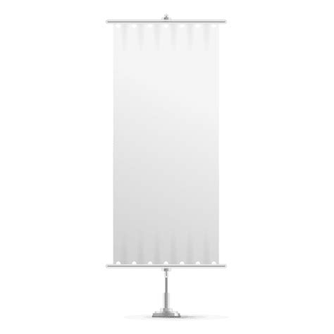 White Vertical Banner Flag Transparent Png And Svg Vector File
