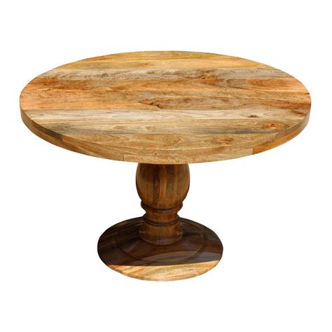 Maybe you would like to learn more about one of these? Rustic Mango Wood 48" Round Pedestal Dining Table