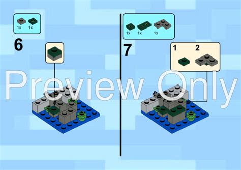 Lego Moc Micro World The Ocean By Saibrickshop Rebrickable Build