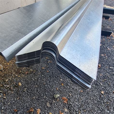New Galvanised Barge Flashing 100mm X 150mm X 3m Products Demolition Traders