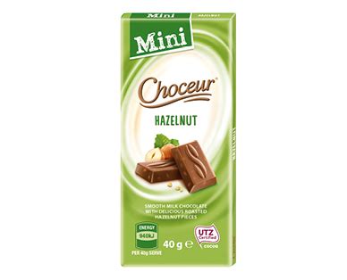 Choceur Hazelnut Mini Chocolate Bars X G Aldi Australia