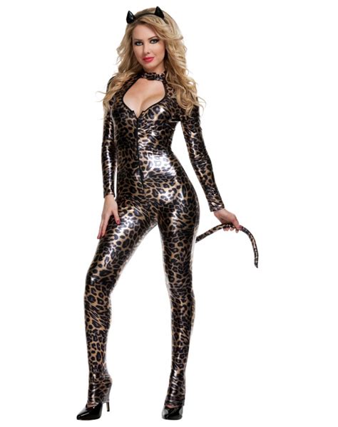 Wildcat Leopard Catsuit Sexy Costume