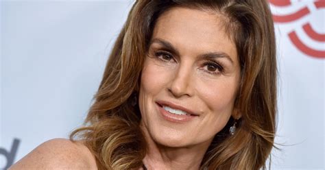 Cindy Crawford Stuns On Vogue Cover In Leggy Gown
