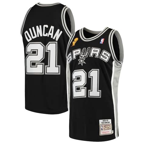 Spurs Jersey Duncan Tim Duncan 21 San Antonio Spurs Adidas Nba