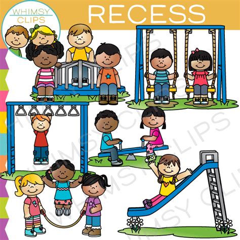 Kids Recess Clip Art Images And Illustrations Whimsy Clips