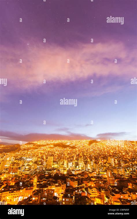 La Paz Bolivia Stock Photo Alamy