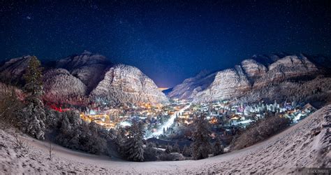 Ouray Starry Night Ouray Colorado Mountain Photography By Jack Brauer