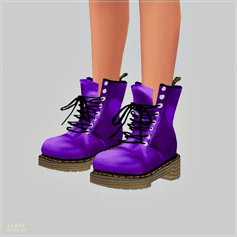 Femalecombat Boots워커여자 신발 Sims4 Marigold