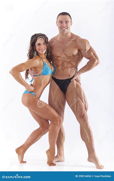 Portrait Of Young Fitness Couple Royalty Free Stock Image Image 29014456