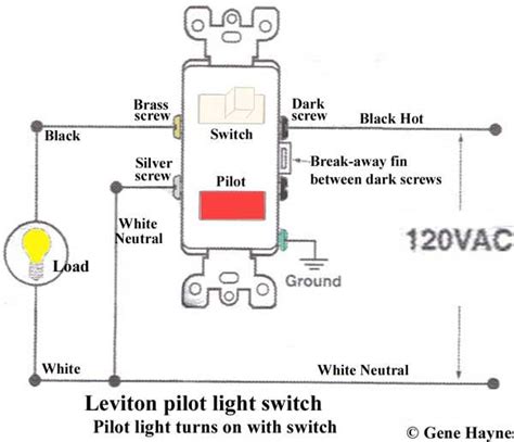One switch selects humbucker or single coil mode (neck pickup north coil and bridge pickup south coil) and. Cooper 277 pilot light switch (With images) | Light switch wiring, Wire switch, Light switch
