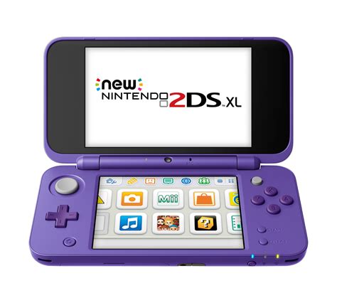 new nintendo 2ds xl system w mario kart 7 pre installed purple and silver