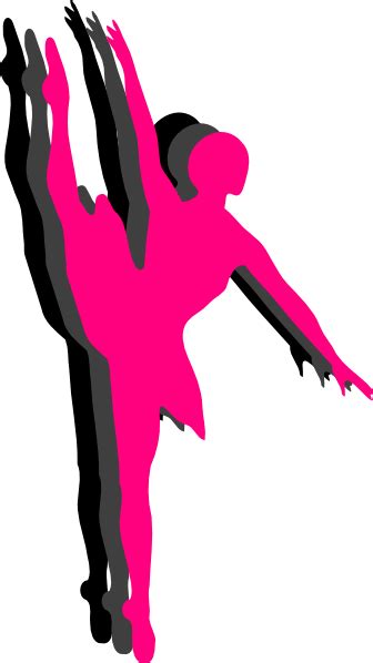 Triple Ballet Dancer Silhouette Clip Art At Vector Clip Art