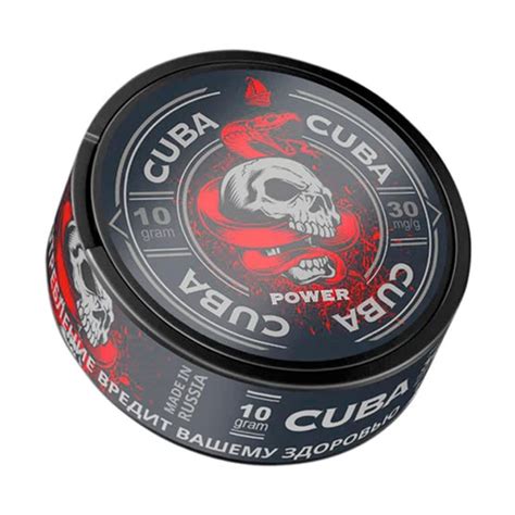 Cuba Power Slim Extra Strong White Pouch Swedish Snus Online