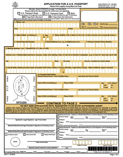 Can You Fill Out Ds 11 Online Printable Form 2024