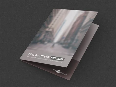 Free A4 Folder Mockup Psd Set Good Mockups