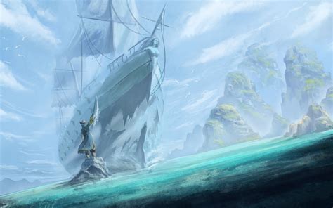Wallpaper Video Games Fantasy Art Iceberg Ice Dota 2 Arctic
