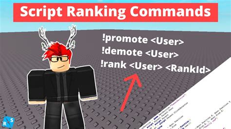 Roblox Scripting Tutorial How To Script Group Ranking Commands YouTube