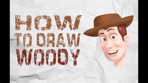 How To Draw Sheriff Woody Toy Story Youtube