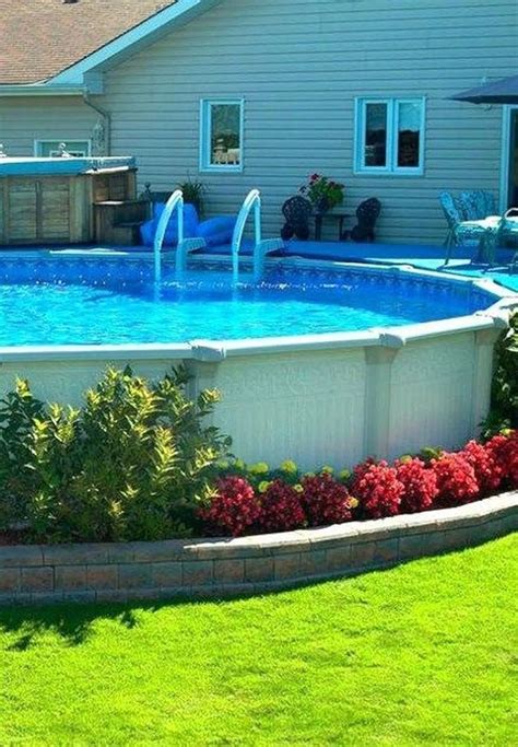 6 Best Above Ground Pools Ideas Backyard Pool Landscaping Swimming