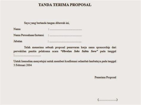 16 Contoh Surat Tanda Terima Barang Dokumen Uang Contoh Surat