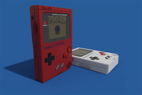 Wallpaper Gameboy Pokemon Consoles Magicavoxel Voxels Retro