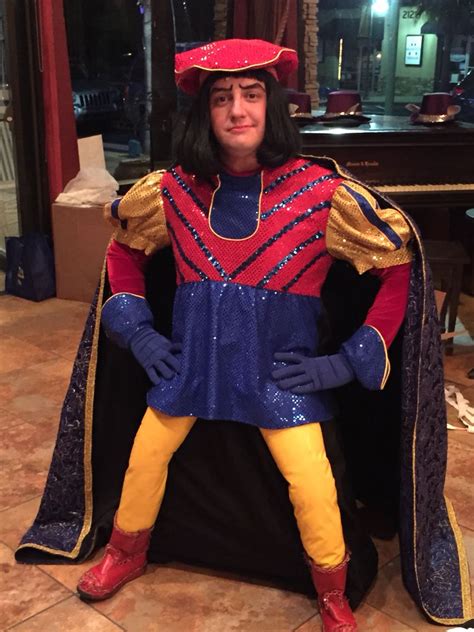 Lord farquaad's costumes are ready for the first performance, tonight. Lord Farquaad | Lord farquaad costume, Lord farquaad ...
