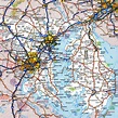 Maryland Wall Map With Roads By Map Resources Mapsale - vrogue.co