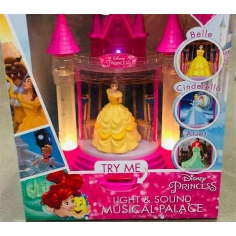 disney princess light and sound musical palace belle cinderella and ariel
