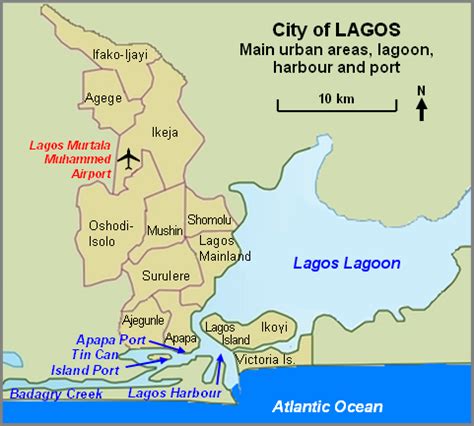 Road map of lagos, nigeria shows where the location is placed. Maritime law,safe ports - WriteWork