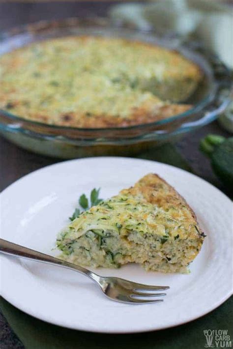 This Easy Crustless Zucchini Quiche Recipe Only Takes 10 Minutes Of