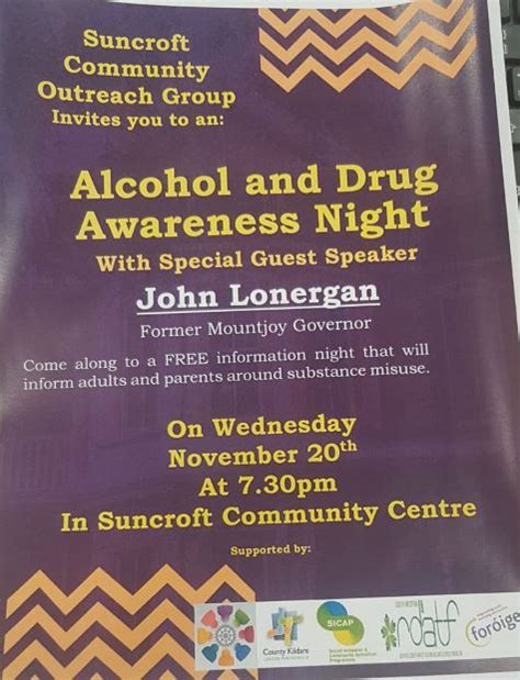 South Kildare Community Hosting Drugs And Alcohol Awareness Night Kildare Now