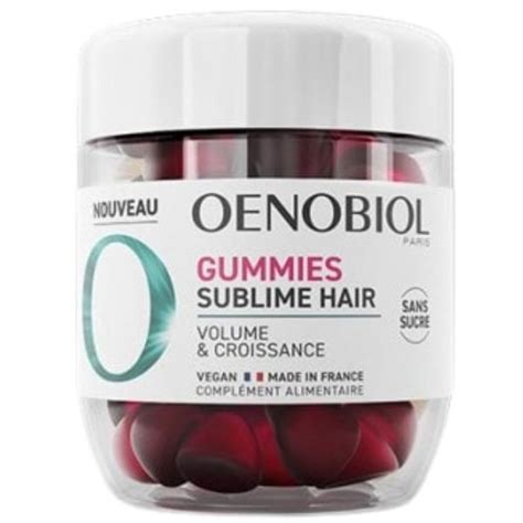 Oenobiol Gummies Sublime Hair 60 Gummies Illicopharma