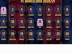 FC Barcelona plantilla oficial y dorsales temporada 2020-2021 | Liga de ...