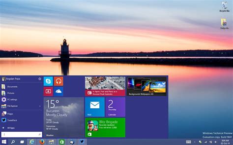 Windows 10 Preview Start Menu: Look and Features