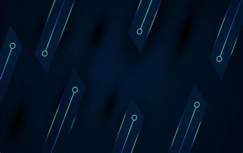 Premium Vector Dark Techno Background With Blue Lines Element