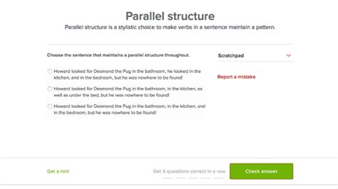 Parallel Structure Exercise 2 Worksheet Answers Online Degrees