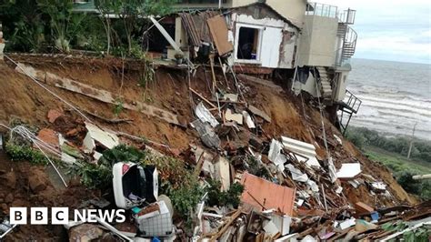 South Africa Floods Death Toll After Durban Rains Rises To 60 Bbc News