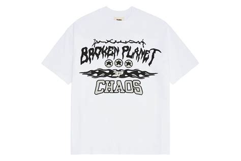 Broken Planet Chaos T Shirt Snow White Men S Fw23 Us