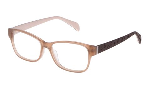 eyeglasses frame tous brown women vto878530m79